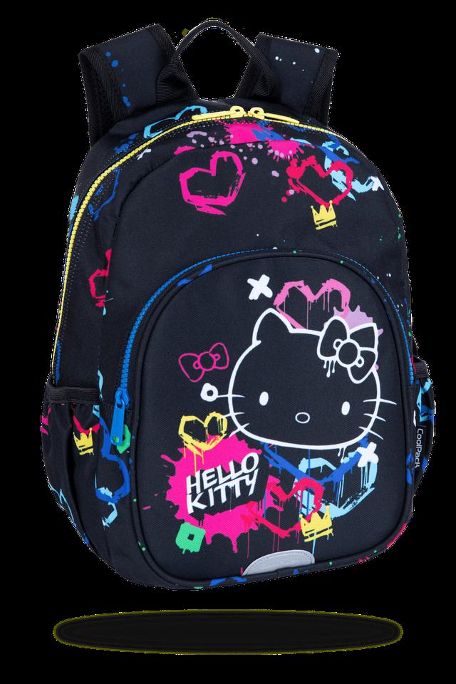 Раница за детска градина Coolpack - TOBY - Hello Kitty Neon Black