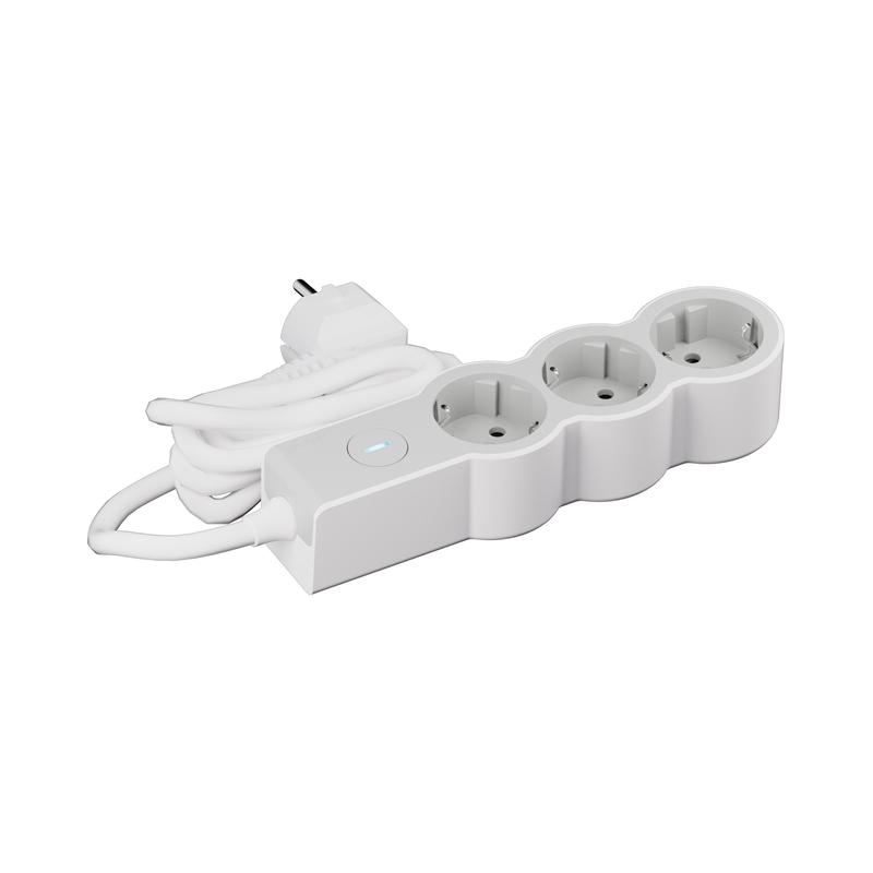 Разклонител 3x 2P+E Шуко с бутон ON/OFF и кабел 3m цвят Бял/светлосив Standart - Legrand Standart 694434 | JAR Computers Разклонител 3x 2P+E Шуко с бутон ON/OFF и кабел 3m цвят Бял/светлосив Standart - Legrand Standart 694434
