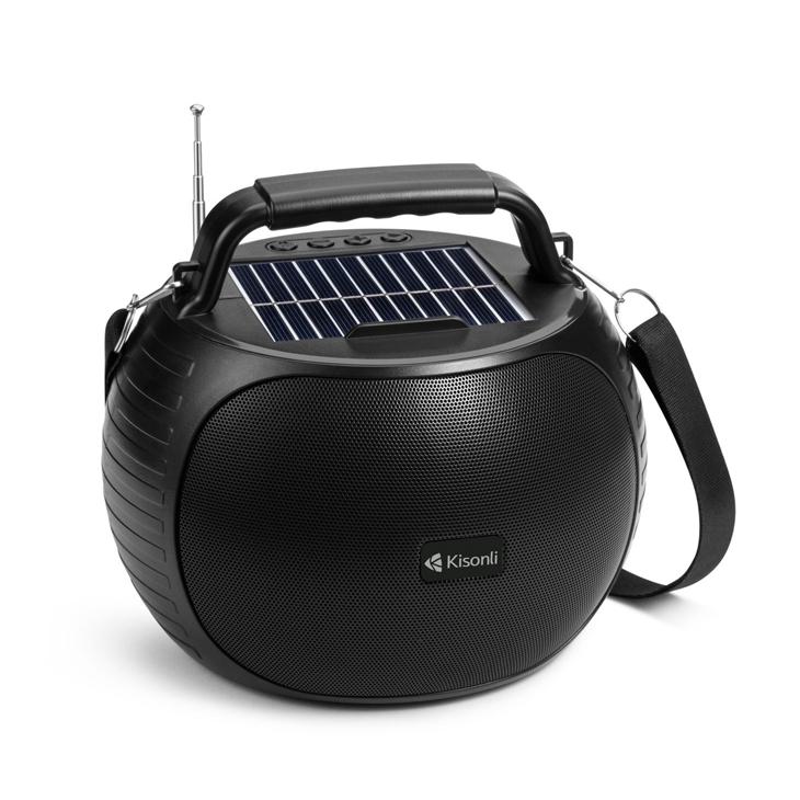 Тонколона Kisonli SC-22, Bluetooth, Солар, USB, SD, AUX, Различни цветове - 22322 | JAR Computers Тонколона Kisonli SC-22, Bluetooth, Солар, USB, SD, AUX, Различни цветове - 22322
