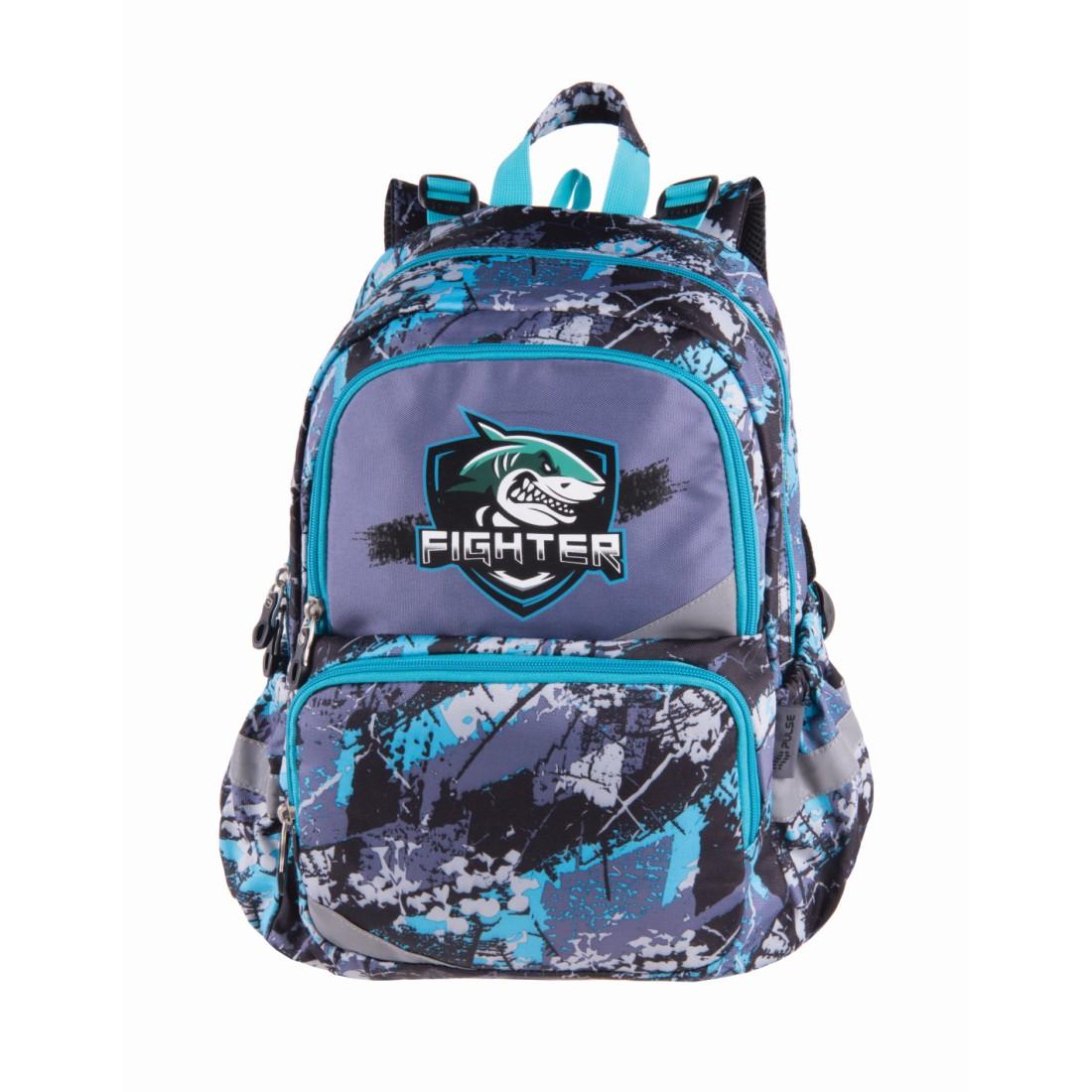 Ученическа раница PULSE Anatomic Fighter, 3 отделения | JAR Computers Ученическа раница PULSE Anatomic Fighter, 3 отделения