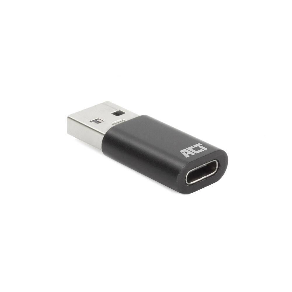 ACT AC7376 USB-A към USB-C адаптер – USB 3.2 Gen1, 5Gbps | JAR Computers ACT AC7376 USB-A към USB-C адаптер – USB 3.2 Gen1, 5Gbps