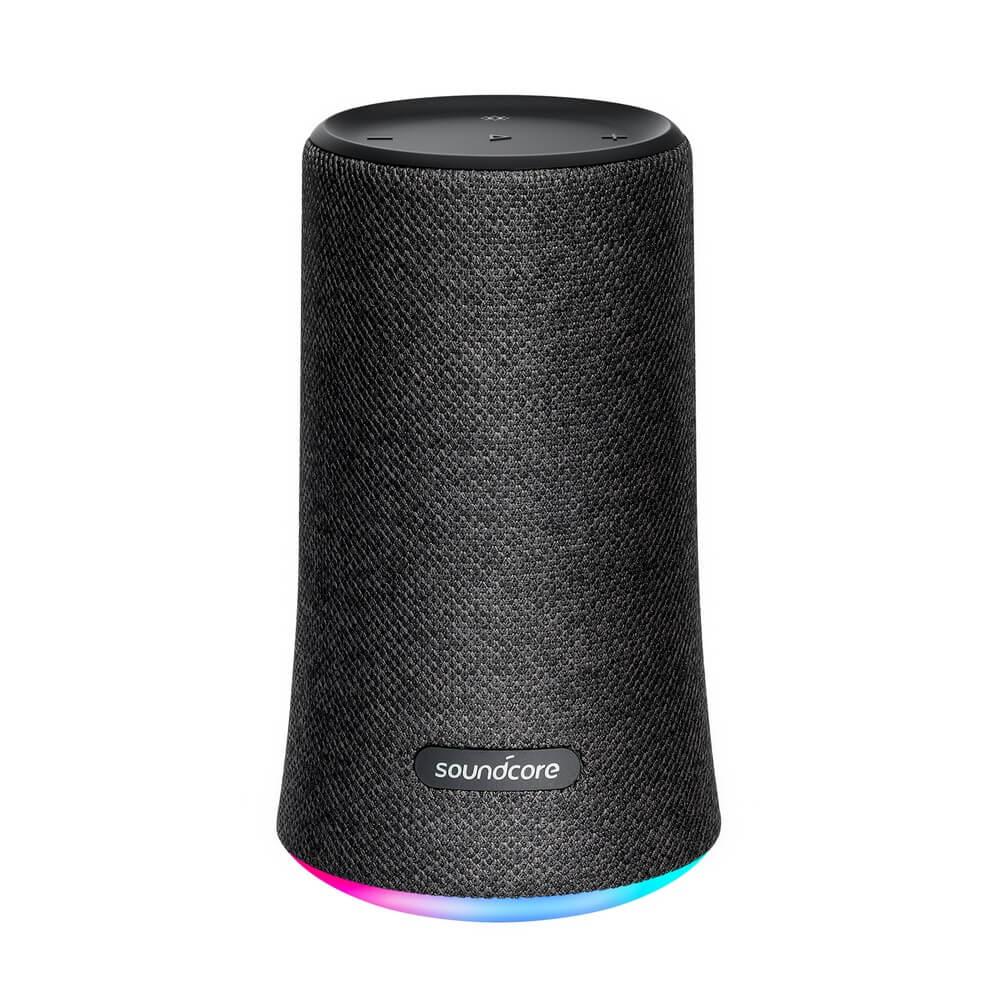 Безжичен блутут спийкър със светлинни ефекти (черен) - Anker SoundCore Flare Christmas Edition | JAR Computers Безжичен блутут спийкър със светлинни ефекти (черен) - Anker SoundCore Flare Christmas Edition