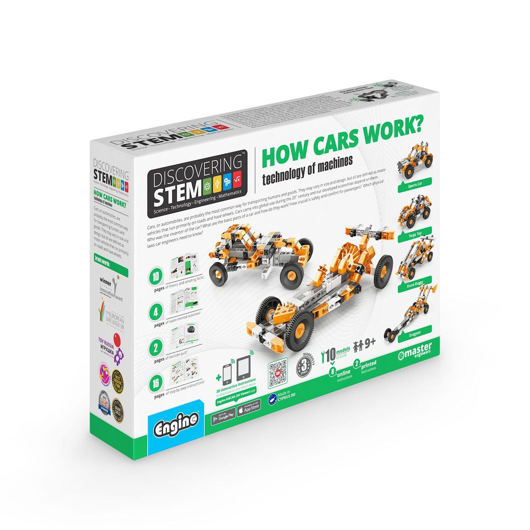 Engino Конструктор STEM - Как работят автомобилите | JAR Computers Engino Конструктор STEM - Как работят автомобилите