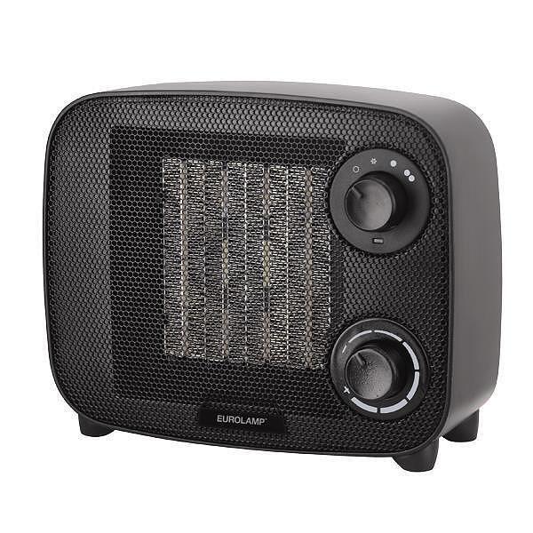 EUROLAMP Вентилаторна печка ретро, графит 1500W | JAR Computers EUROLAMP Вентилаторна печка ретро, графит 1500W