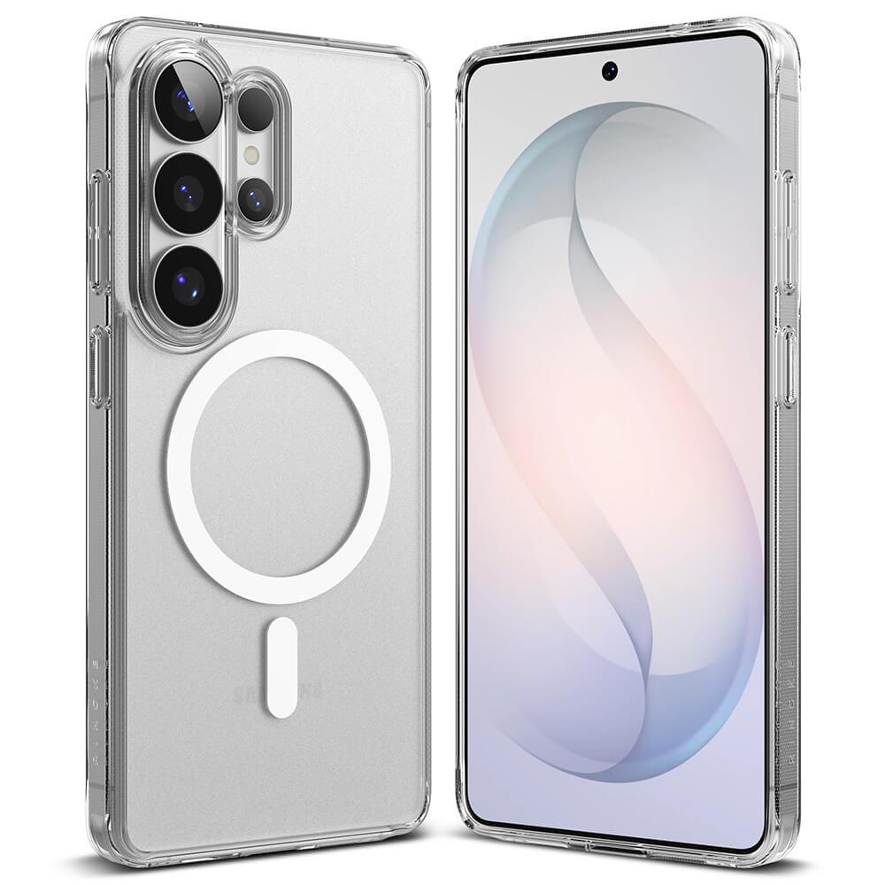 Хибриден кейс с висока степен на защита с MagSafe за Samsung Galaxy S26 Ultra - Ringke Fusion Magnetic Case (прозрачен-мат) | JAR Computers Хибриден кейс с висока степен на защита с MagSafe за Samsung Galaxy S26 Ultra - Ringke Fusion Magnetic Case (прозрачен-мат)