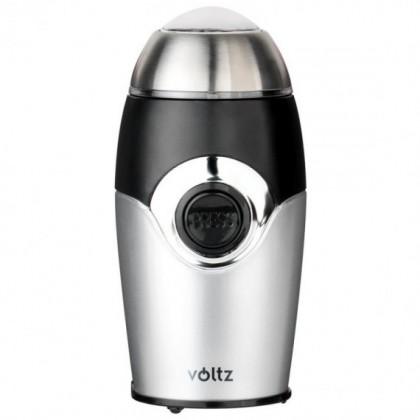 Кафемелачка Voltz V51172B, 200W, 50 гр, Сребрист/черен