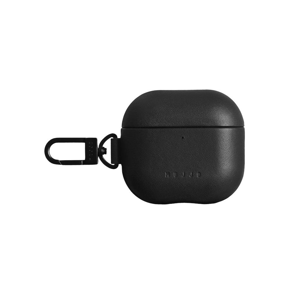 Кожен (естествена кожа) кейс за Apple Airpods 4 - Mujjo Echelon Leather Case (черен) | JAR Computers Кожен (естествена кожа) кейс за Apple Airpods 4 - Mujjo Echelon Leather Case (черен)