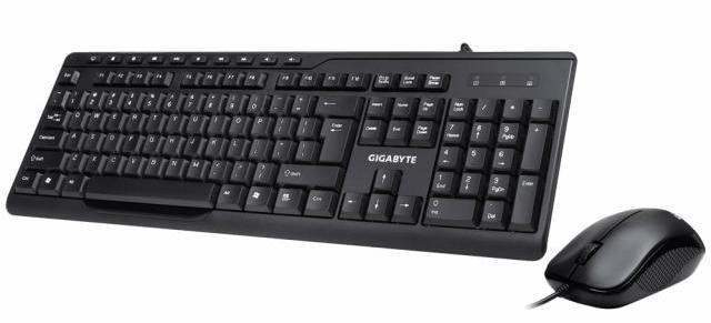 Комплект клавиатура и мишка Gigabyte – KM6300, черен | JAR Computers Комплект клавиатура и мишка Gigabyte – KM6300, черен