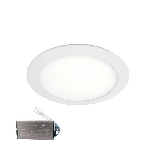 LED ПАНЕЛ КРЪГЪЛ 23W 4000K IP65+АВАРИЕН БЛОК