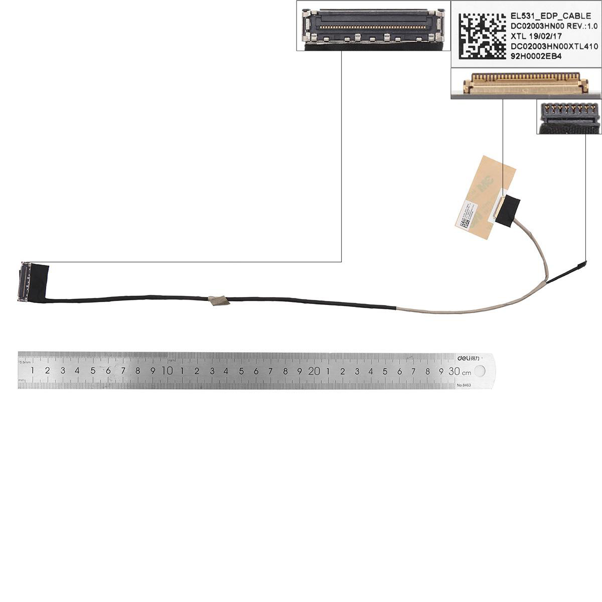 Лентов Кабел за лаптоп (LCD Cable) Lenovo 15 2019 S340-15IWL S340-15 30 Pin FHD  | JAR Computers Лентов Кабел за лаптоп (LCD Cable) Lenovo 15 2019 S340-15IWL S340-15 30 Pin FHD