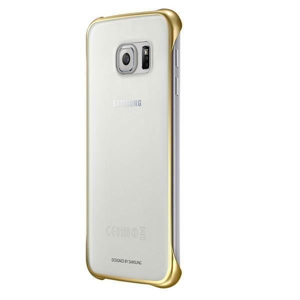 Оригинален кейс за Samsung Galaxy S6 - Samsung Protective Clear Cover EF-QG920BFEGWW (прозрачен-златист) | JAR Computers Оригинален кейс за Samsung Galaxy S6 - Samsung Protective Clear Cover EF-QG920BFEGWW (прозрачен-златист)