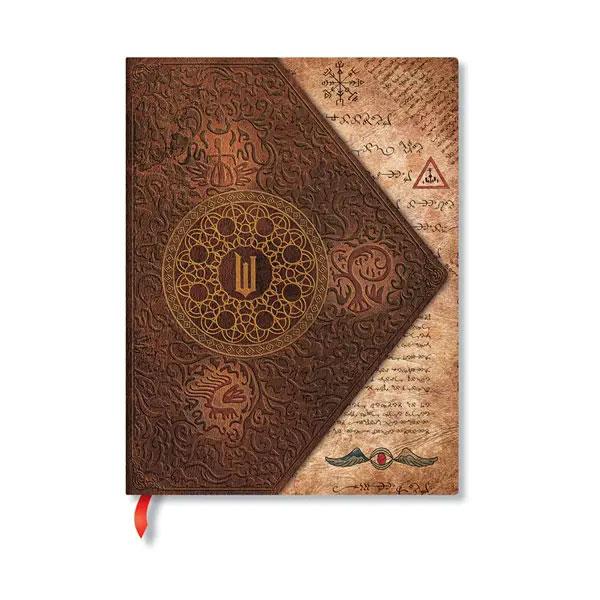 Paperblanks Тефтер Grimmerie, Midi, широки редове, твърда корица, 72 листа