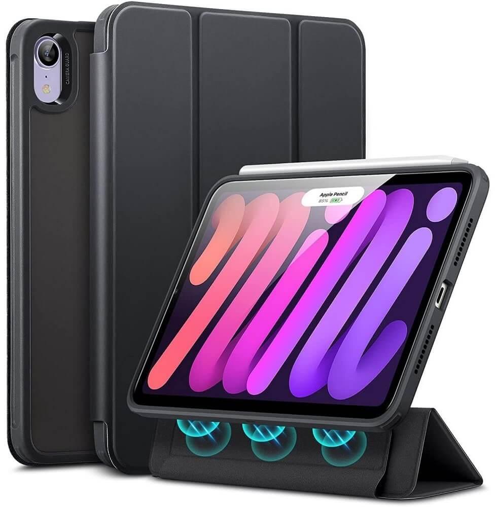 Полиуретанов калъф с поставка за iPad mini 7 (2024), iPad mini 6 (2021) - ESR Rebound Hybrid Protection Case (черен) | JAR Computers Полиуретанов калъф с поставка за iPad mini 7 (2024), iPad mini 6 (2021) - ESR Rebound Hybrid Protection Case (черен)
