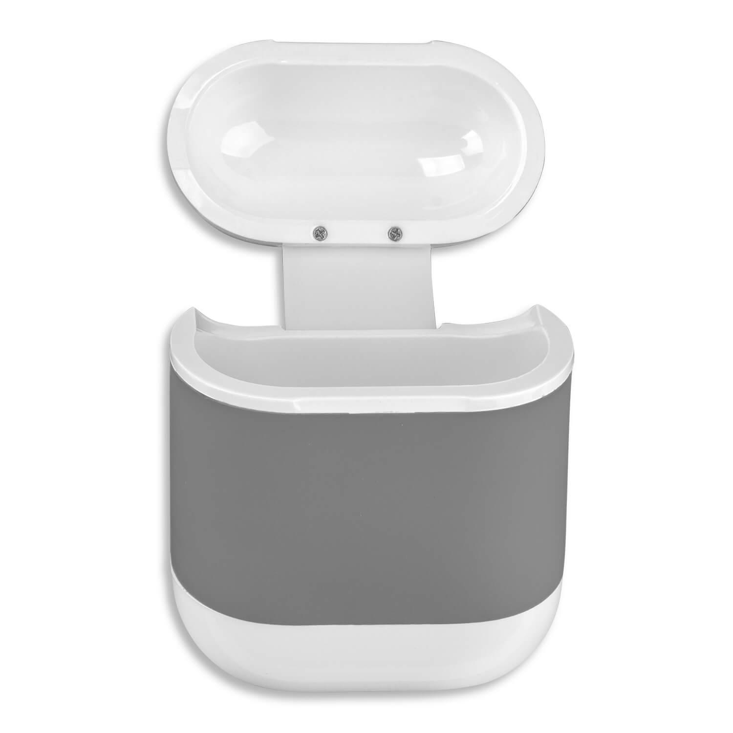 Предпазен калъф за безжично зареждане за Apple Airpods - 4smarts Wireless Charging Case (бял-сив) | JAR Computers Предпазен калъф за безжично зареждане за Apple Airpods - 4smarts Wireless Charging Case (бял-сив)
