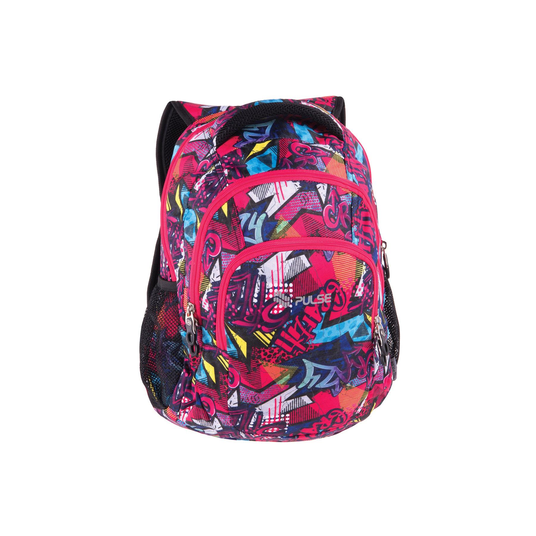 Pulse Раница Teens Pink Graffiti, многоцветна | JAR Computers Pulse Раница Teens Pink Graffiti, многоцветна