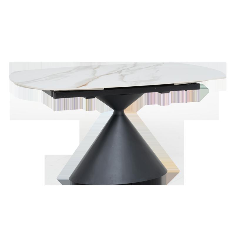 Разтегателна трапезна маса UPATA - бяла