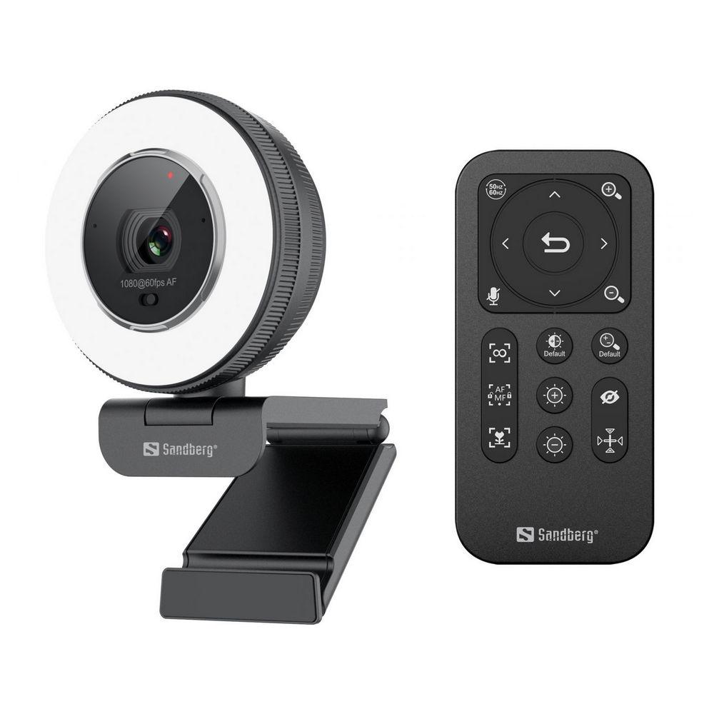 Sandberg SNB-134-39 :: Уебкамера Streamer, Webcam Pro Elite, 2k, PTZ, с дистанционно | JAR Computers Sandberg SNB-134-39 :: Уебкамера Streamer, Webcam Pro Elite, 2k, PTZ, с дистанционно