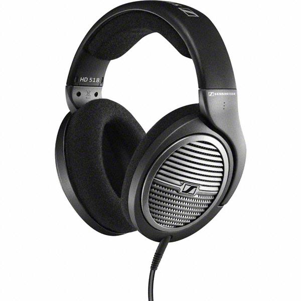 Слушалки за мобилни устройства - Sennheiser HD 518 (тъмносив) | JAR Computers Слушалки за мобилни устройства - Sennheiser HD 518 (тъмносив)