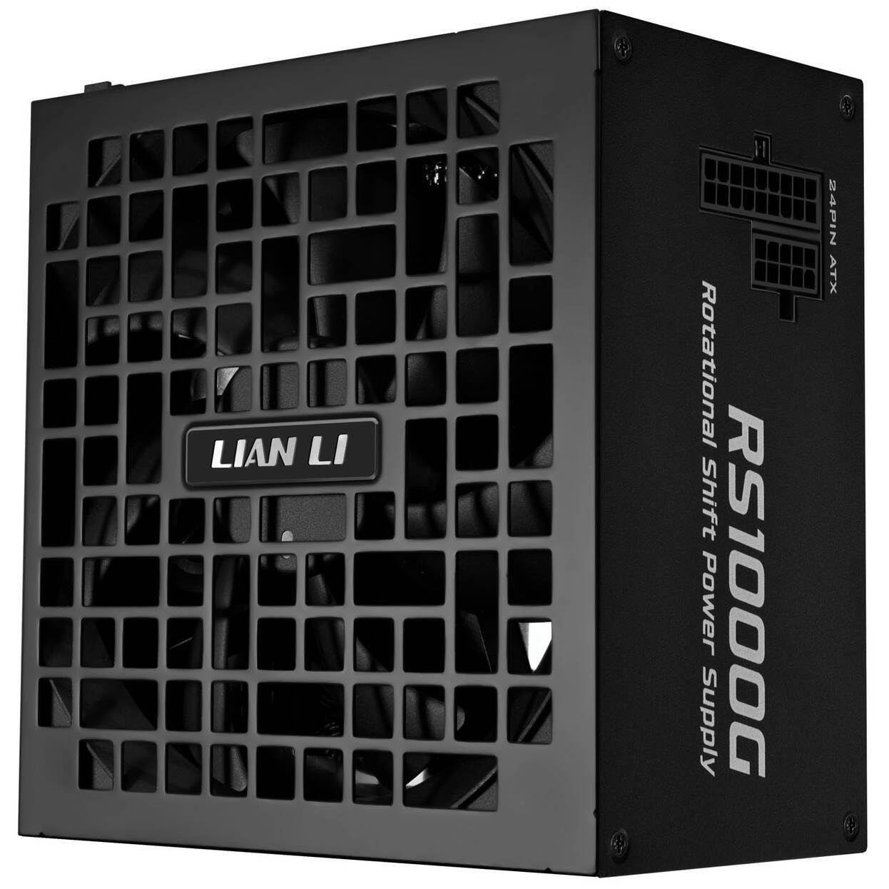 Захранващ блок Lian Li RS 1000W 80+ Gold PCIe 5.1, ATX 3.1 - Черно