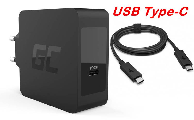 Адаптер за лаптоп (Зарядно за лаптоп) 20V 3A, 15V 3A, 12V 3A, 9V 2A, 5V 2A USB Type-C | JAR Computers Адаптер за лаптоп (Зарядно за лаптоп) 20V 3A, 15V 3A, 12V 3A, 9V 2A, 5V 2A USB Type-C