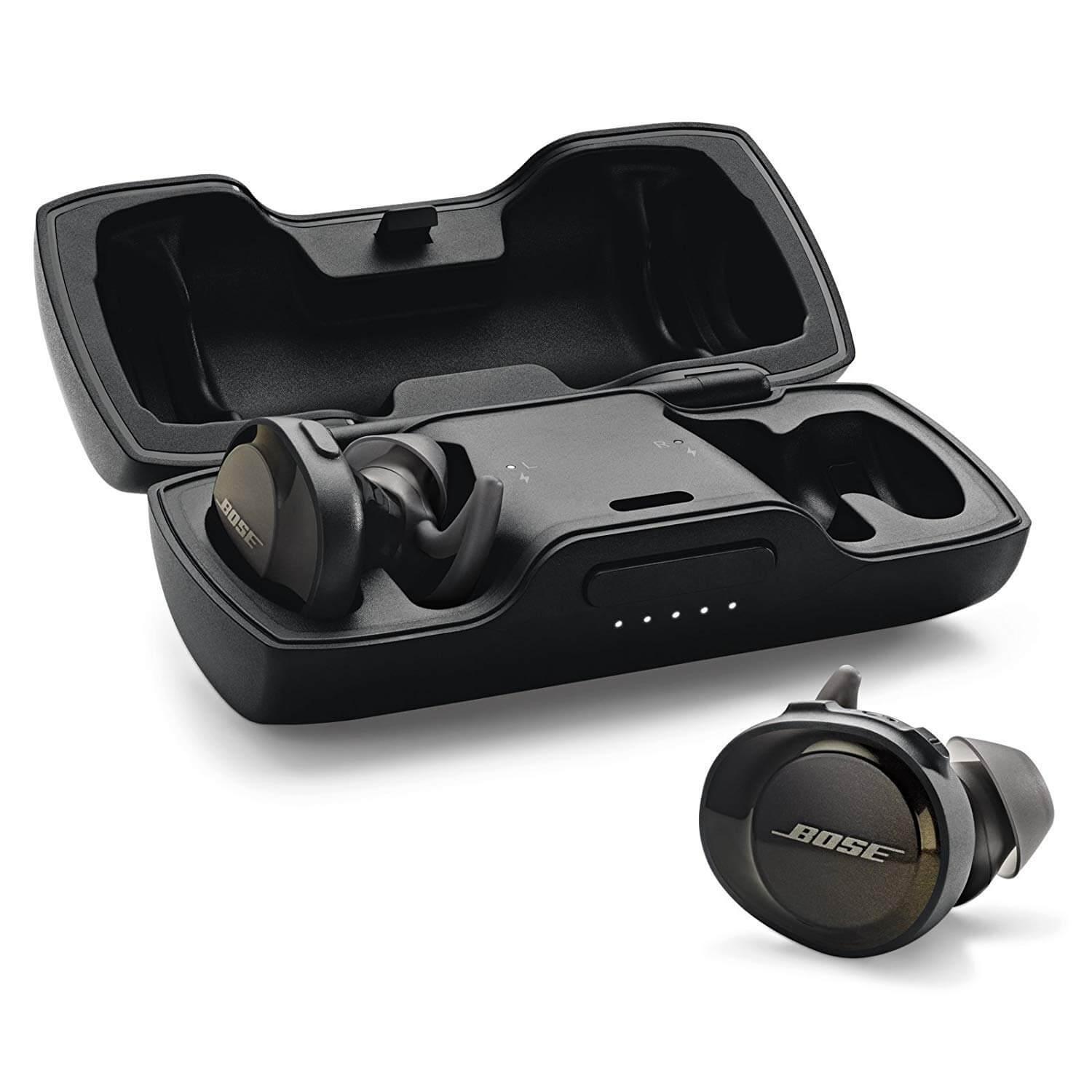 Безжични спортни слушалки за мобилни устройства - Bose SoundSport Free Wireless Headphones (черен) | JAR Computers Безжични спортни слушалки за мобилни устройства - Bose SoundSport Free Wireless Headphones (черен)