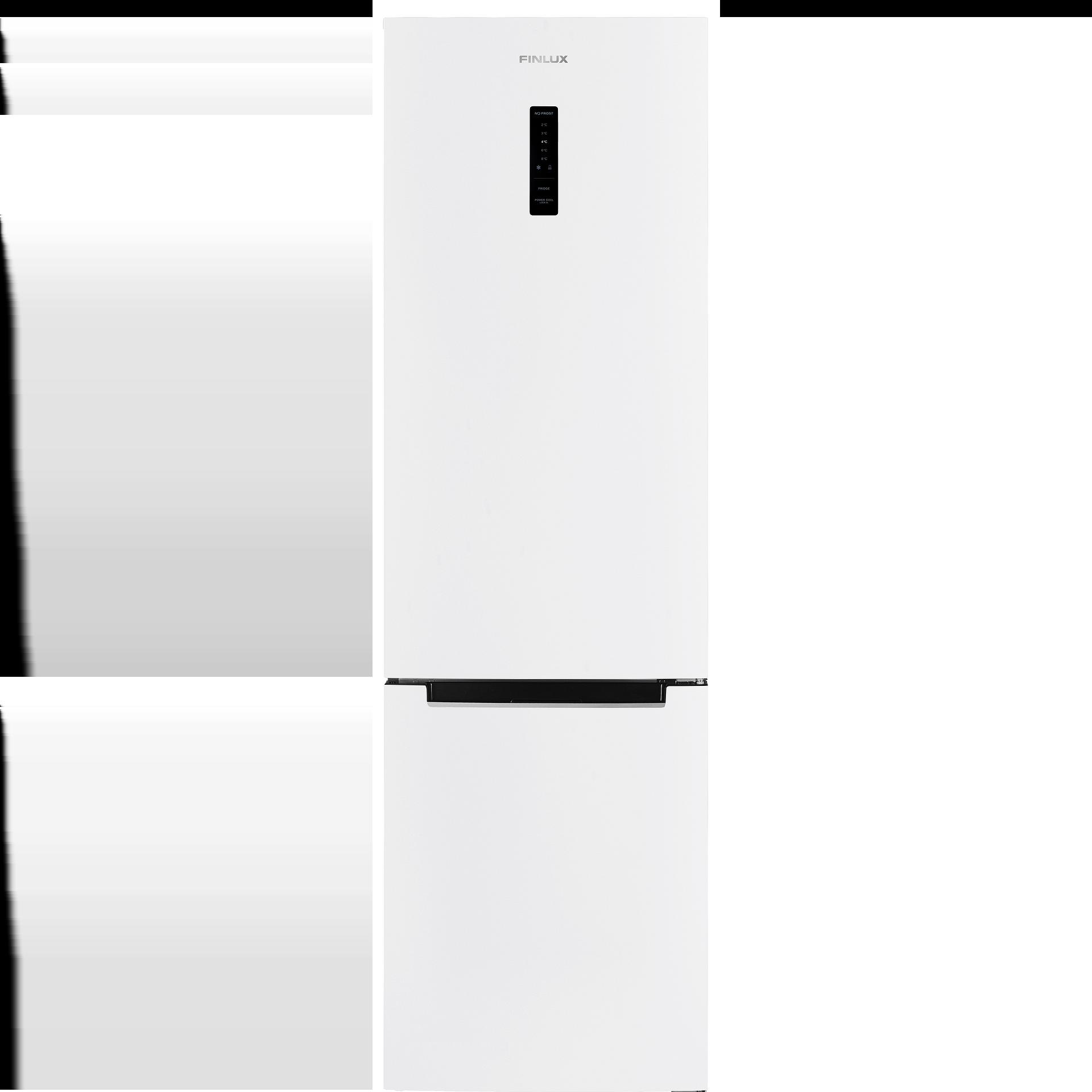 Хладилник с фризер Finlux FBN391DWH , 326 l, E , No Frost , Бял