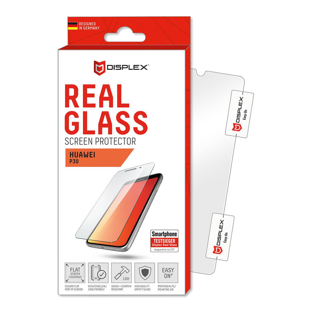Калено стъклено защитно покритие за дисплея на Huawei P30 - Displex Real Glass 10H Protector 2D (прозрачен) | JAR Computers Калено стъклено защитно покритие за дисплея на Huawei P30 - Displex Real Glass 10H Protector 2D (прозрачен)