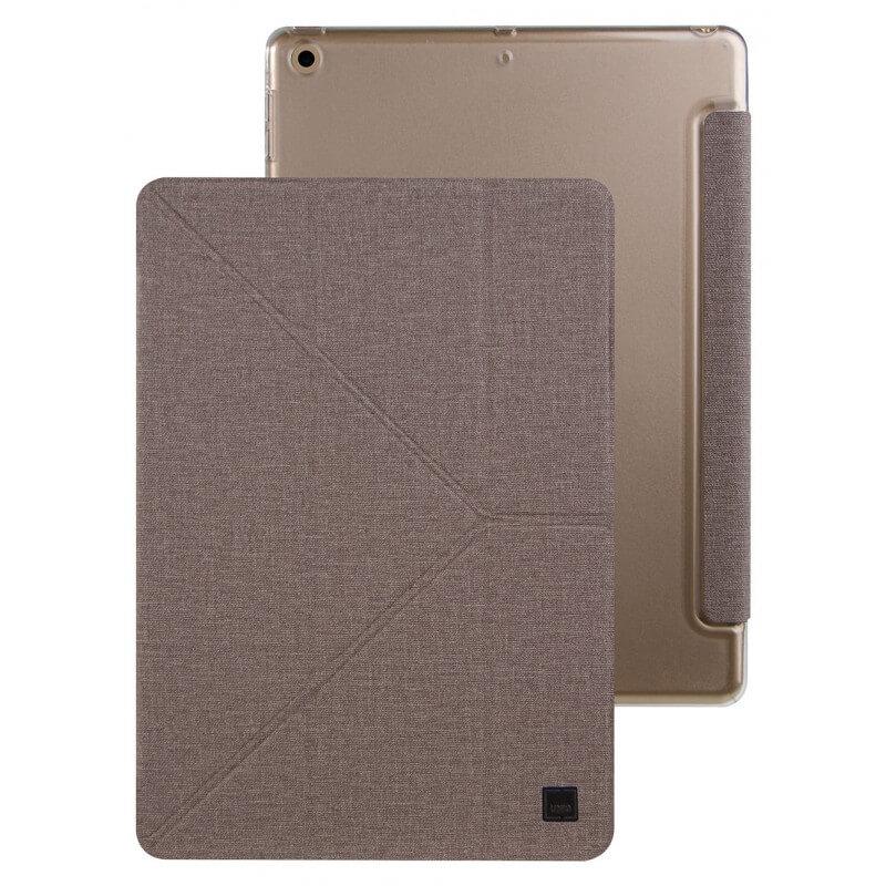 Кожен кейс и поставка за iPad 6 (2018), iPad 5 (2017) - Uniq Yorker Kanvas Case (бежов) | JAR Computers Кожен кейс и поставка за iPad 6 (2018), iPad 5 (2017) - Uniq Yorker Kanvas Case (бежов)