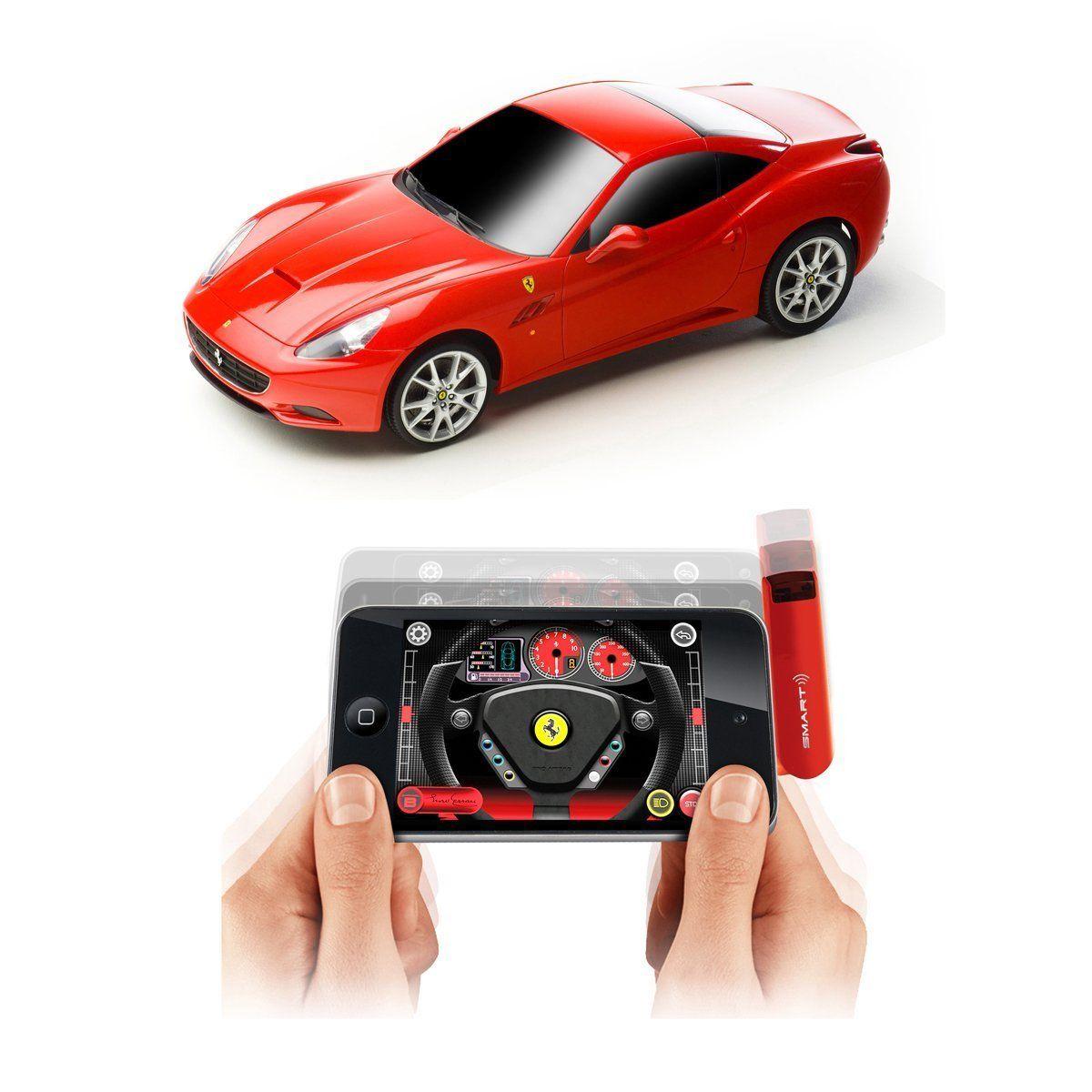 Кола управлявана чрез вашето iOS устройство - SilverLit Ferrari California Smart Control (червен) | JAR Computers Кола управлявана чрез вашето iOS устройство - SilverLit Ferrari California Smart Control (червен)