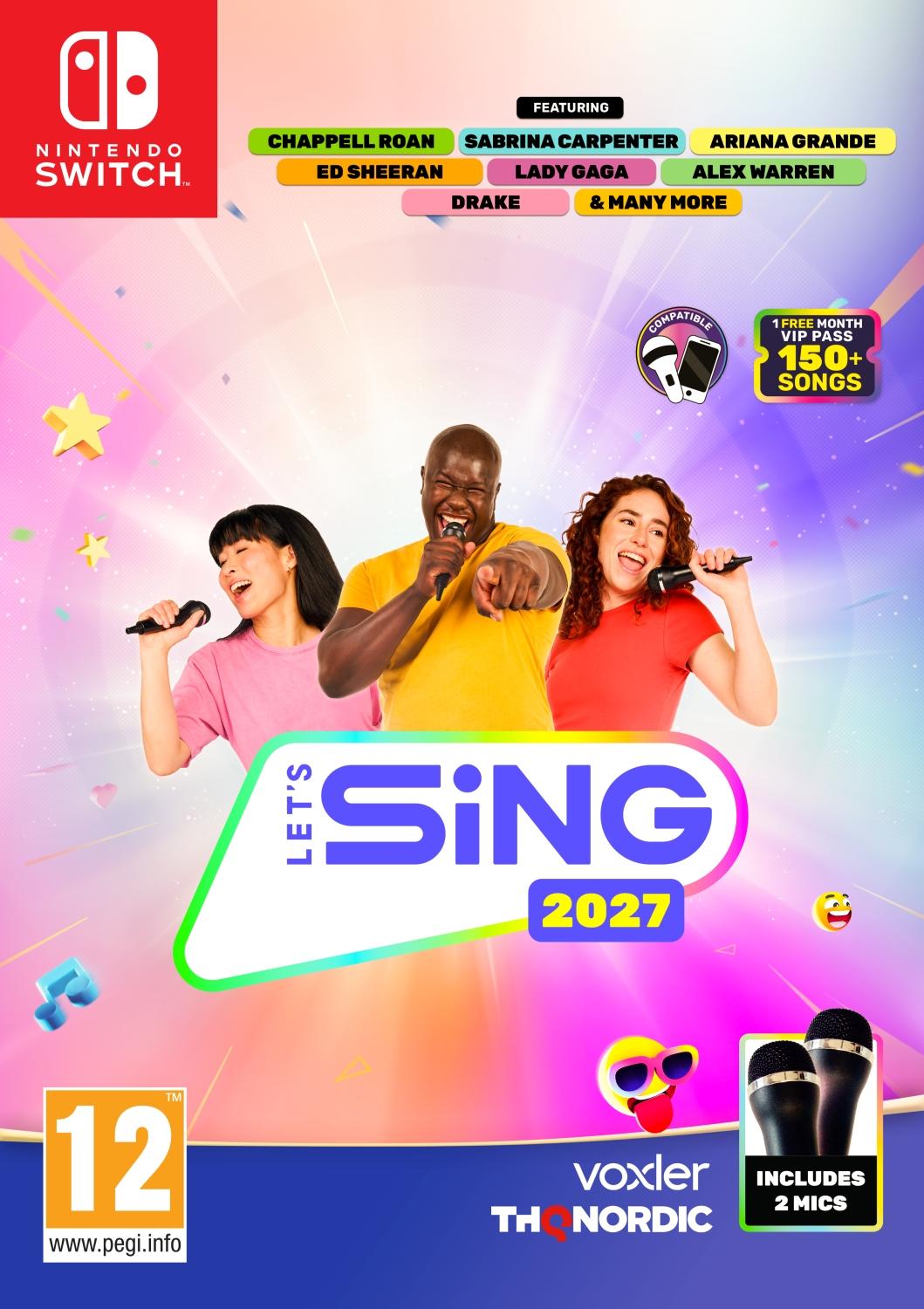 Let's Sing 2027 + 2 микрофона (Nintendo Switch)
