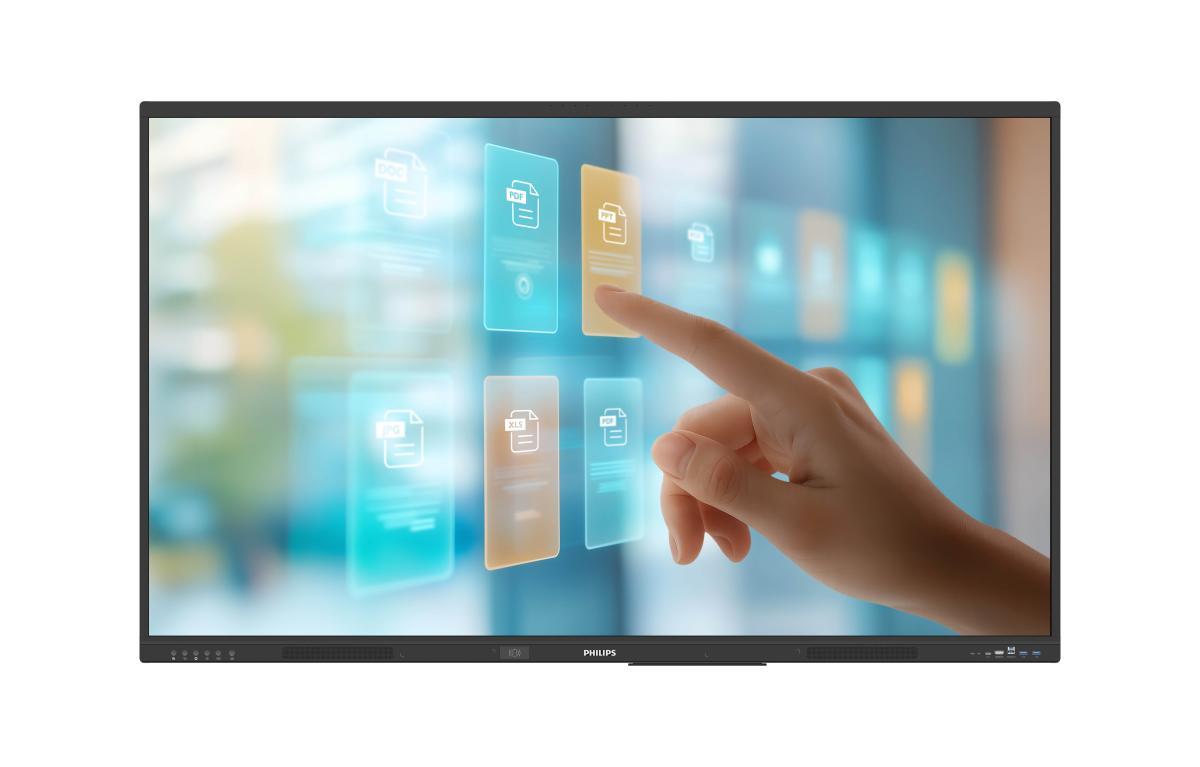 Philips 65BDL4252E Interactive flat panel 165.1 cm (65") LCD Wi-Fi 400 cd/m² 4K Ultra HD Black Touchscreen Built-in processor Android 14 18/7 | JAR Computers Philips 65BDL4252E Interactive flat panel 165.1 cm (65") LCD Wi-Fi 400 cd/m² 4K Ultra HD Black Touchscreen Built-in processor Android 14 18/7