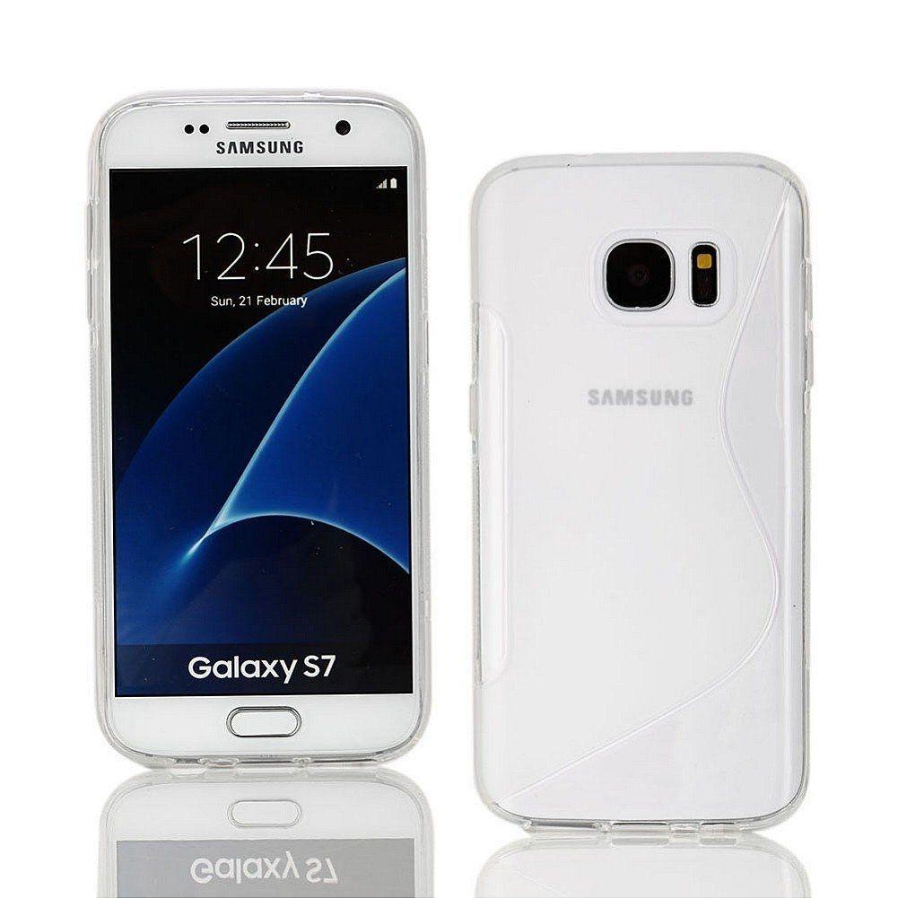 Силиконов (TPU) калъф за Samsung Galaxy S7 - S-Line Cover Case (прозрачен) | JAR Computers Силиконов (TPU) калъф за Samsung Galaxy S7 - S-Line Cover Case (прозрачен)