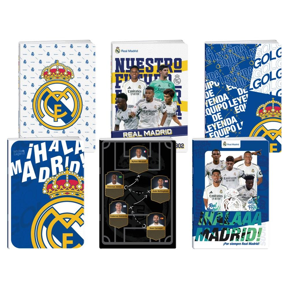 Тетрадка Best Buy Real Madrid Premium, A4, широки редове, офсетова хартия, 50 листа