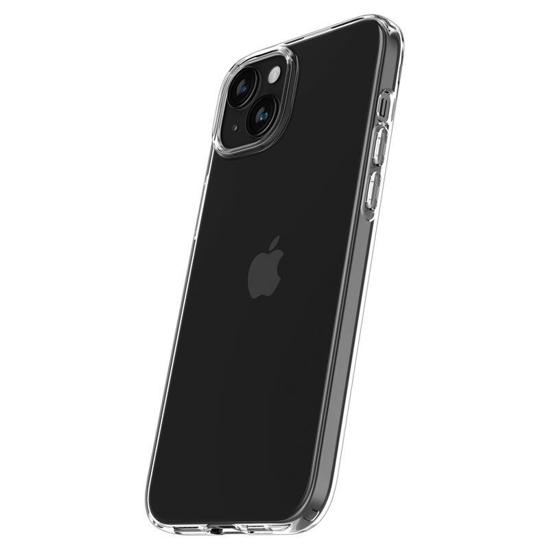 Тънък качествен силиконов (TPU) калъф за iPhone 15 (прозрачен) - Spigen Crystal Flex Case | JAR Computers Тънък качествен силиконов (TPU) калъф за iPhone 15 (прозрачен) - Spigen Crystal Flex Case