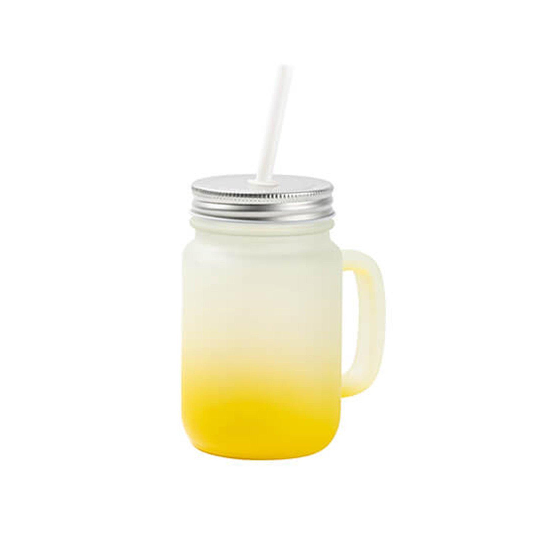 BESTSUB Буркан за сублимация Frosted, жълт, 350ml | JAR Computers BESTSUB Буркан за сублимация Frosted, жълт, 350ml