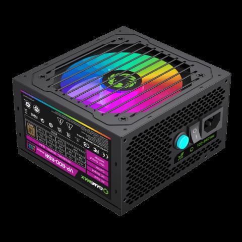 GameMax VP-800-RGB-M Black Power Supply, series power supply offers performance and | JAR Computers GameMax VP-800-RGB-M Black Power Supply, series power supply offers performance and