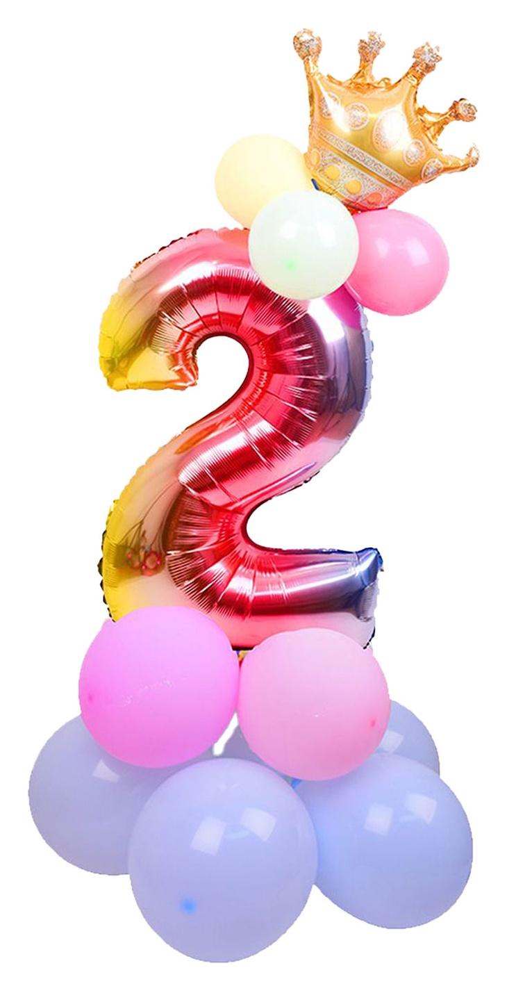 Комплект балони цифри 2 Party Go, 115 см. 14 части | JAR Computers Комплект балони цифри 2 Party Go, 115 см. 14 части