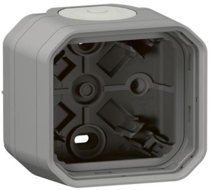 Кутия с 2х гумени мембрани за открит монтаж цвят Сив IP55 Plexo New Legrand | JAR Computers Кутия с 2х гумени мембрани за открит монтаж цвят Сив IP55 Plexo New Legrand