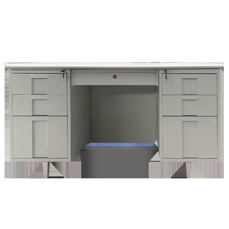 Метално бюро Carmen CR-1319 L - сиво | JAR Computers Метално бюро Carmen CR-1319 L - сиво