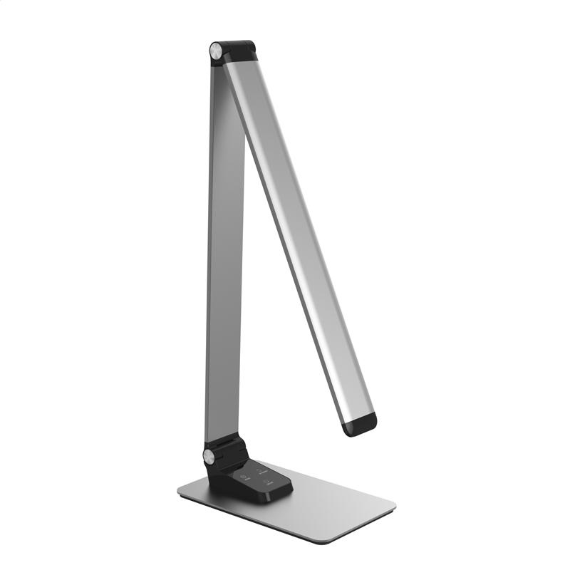 Настолна LED лампа с функция за нощна лампа - Platinet Desk Lamp 6W + Night Lamp Compact Size PDL509 (сив) | JAR Computers Настолна LED лампа с функция за нощна лампа - Platinet Desk Lamp 6W + Night Lamp Compact Size PDL509 (сив)