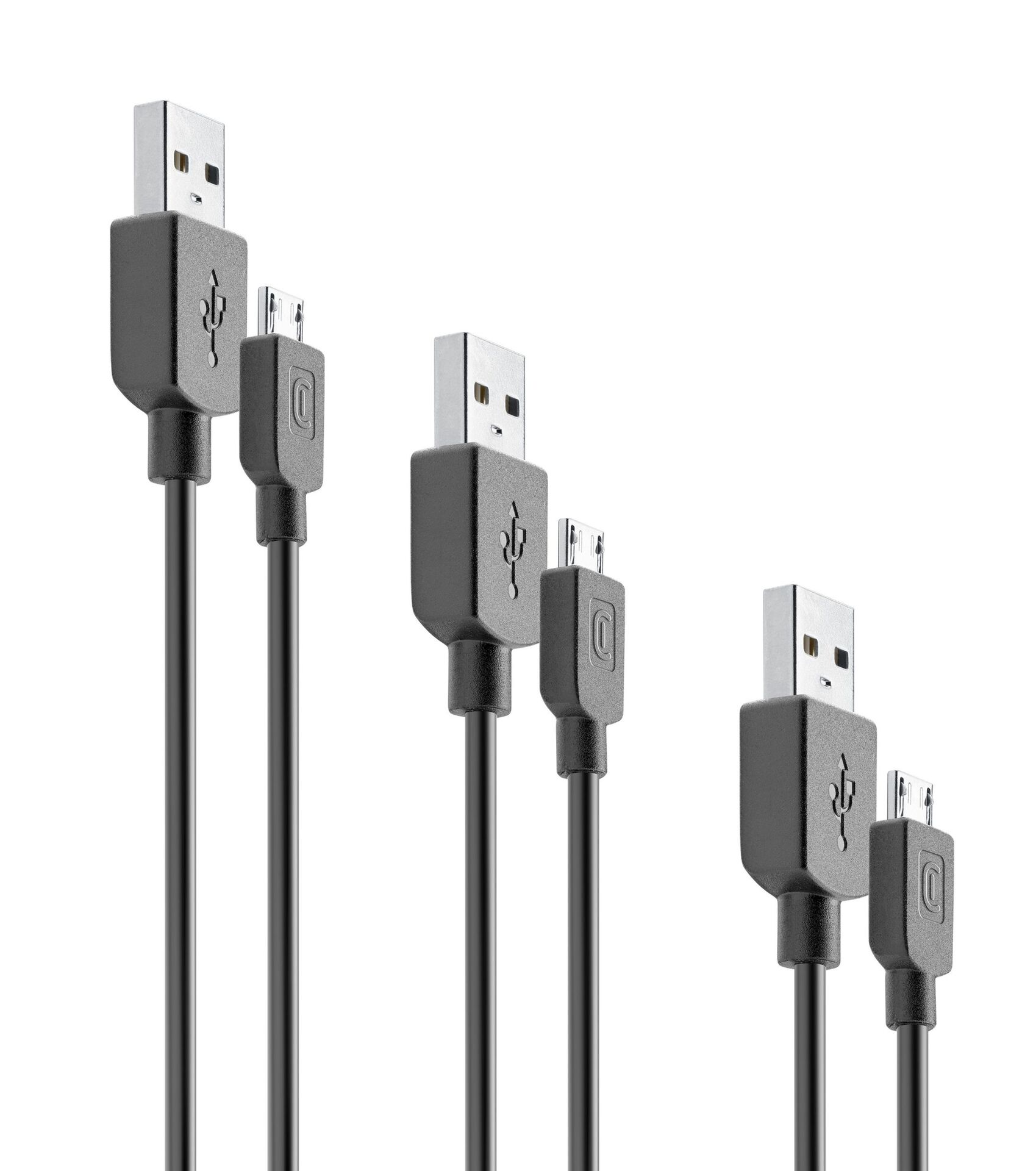 Пакет 3бр microUSB кабели, 15см/120см/200см | JAR Computers Пакет 3бр microUSB кабели, 15см/120см/200см