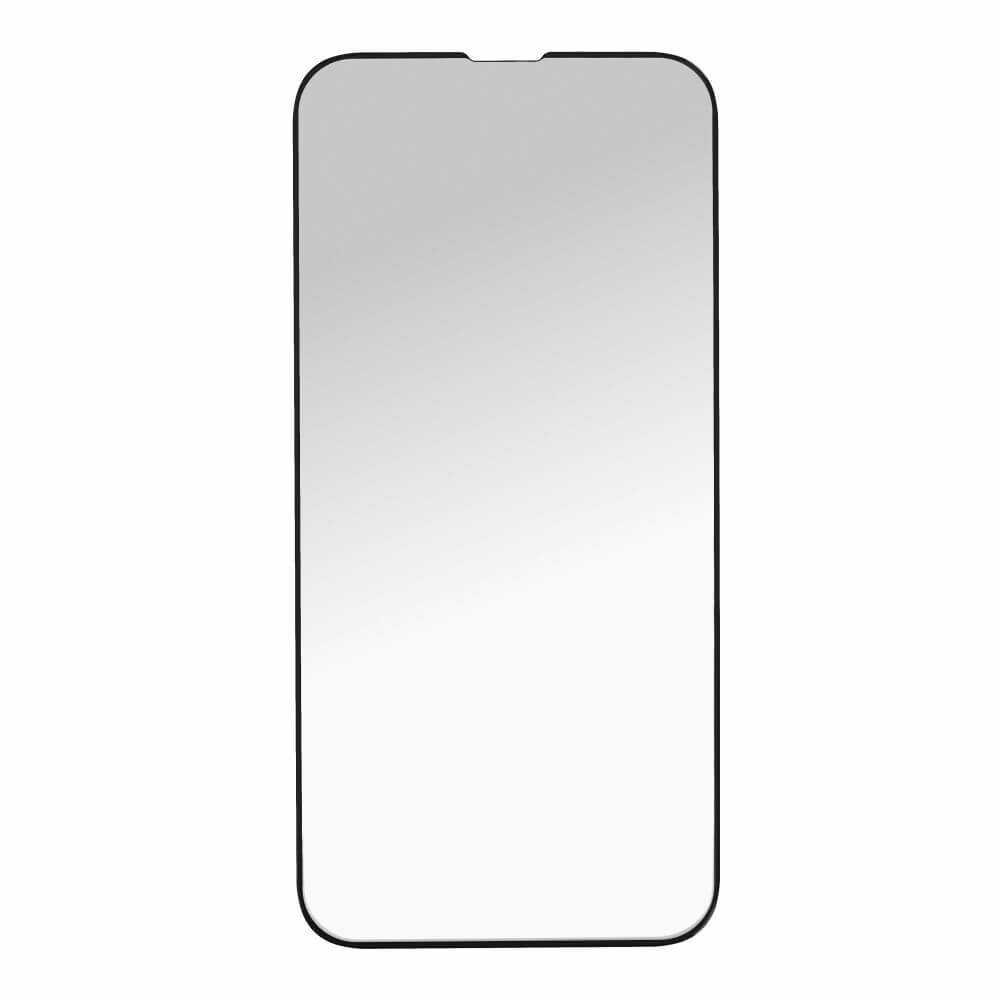 Prio 3D Glass Full Screen Curved Tempered Glass - калено стъклено защитно покритие за дисплея на iPhone 14 Plus, iPhone 13 Pro Max (черен-прозрачен)