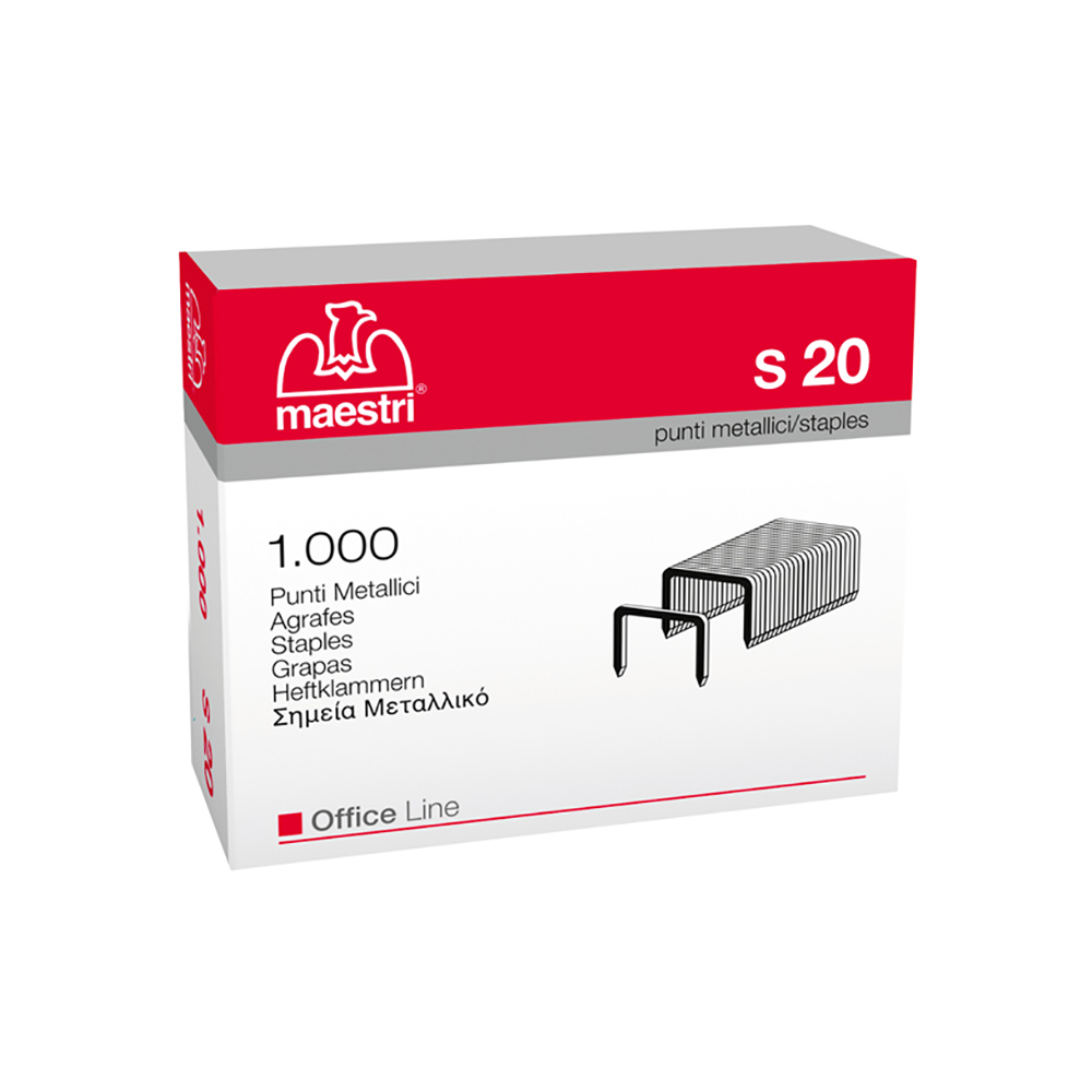 Roma Maestri Staple Wire Heavy Duty S-20 1000pcs (1005419) (ROM1005419)
