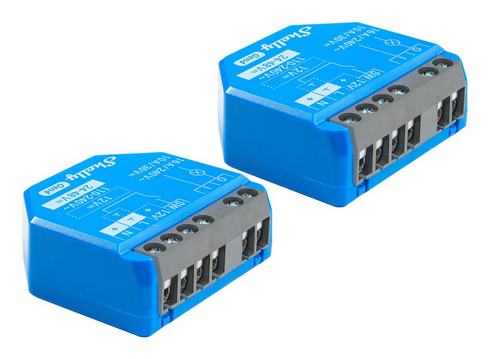 Shelly Relais "1 Gen4 2er Pack" max 16A | JAR Computers Shelly Relais "1 Gen4 2er Pack" max 16A