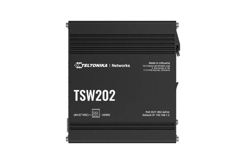 Teltonika TSW202 Управляем L2 Gigabit Ethernet (10/100/1000) Захранване по Ethernet (PoE) Алуминий, Син | JAR Computers Teltonika TSW202 Управляем L2 Gigabit Ethernet (10/100/1000) Захранване по Ethernet (PoE) Алуминий, Син