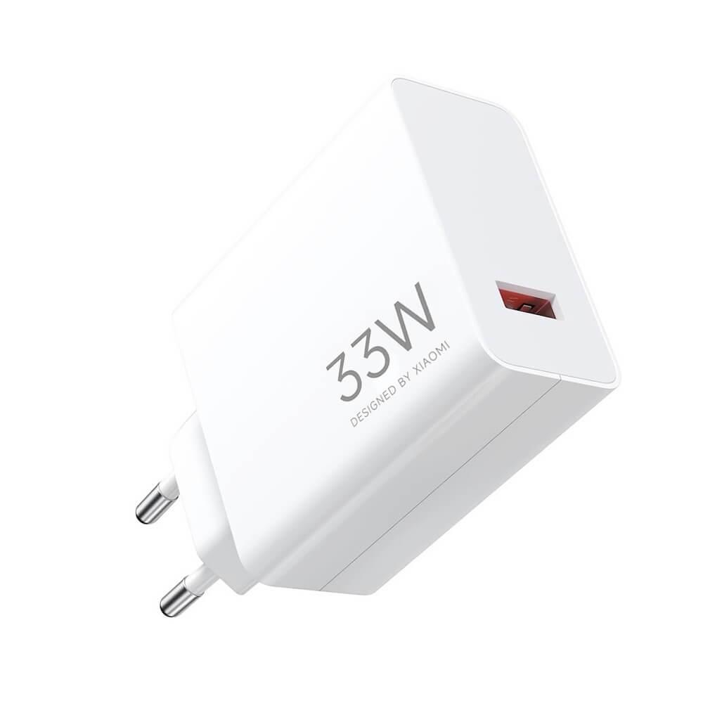 Захранване за ел. мрежа с USB-A изход с технология за бързо зареждане - Xiaomi Wall Charger USB-A 33W MDY-16-EF (бял) (bulk) | JAR Computers Захранване за ел. мрежа с USB-A изход с технология за бързо зареждане - Xiaomi Wall Charger USB-A 33W MDY-16-EF (бял) (bulk)