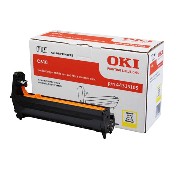 C610 DRUM YELLOW (44315105) 20k (OKI-C610-YEP)