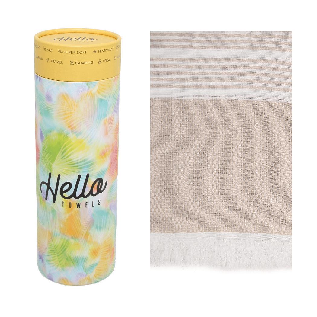 Hello Towels памучна кърпа, Бежова | JAR Computers Hello Towels памучна кърпа, Бежова