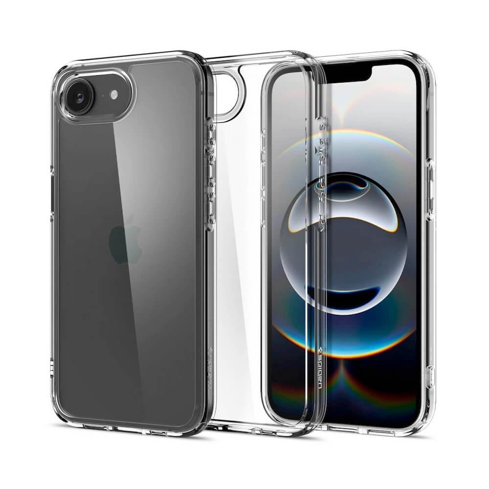 Хибриден кейс с висока степен на защита за iPhone 16e - Spigen Ultra Hybrid Case (прозрачен) | JAR Computers Хибриден кейс с висока степен на защита за iPhone 16e - Spigen Ultra Hybrid Case (прозрачен)