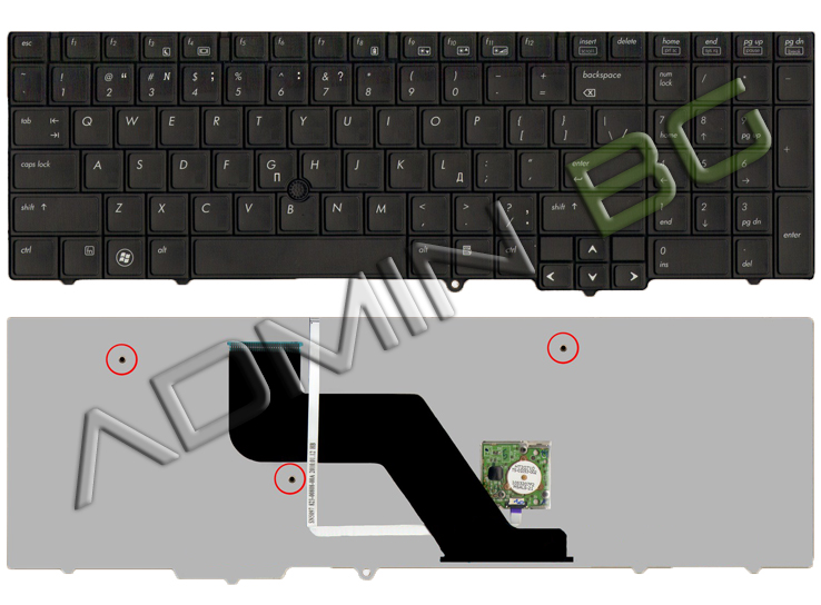 Клавиатура за лаптоп HP EliteBook 8540W 8540p (With Pointing Stick) | JAR Computers Клавиатура за лаптоп HP EliteBook 8540W 8540p (With Pointing Stick)